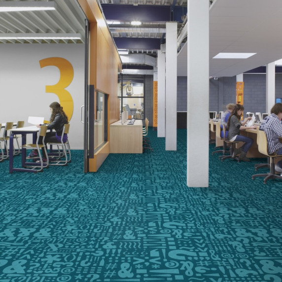 Ковролин Forbo Flotex Junior World 920004F Text Kingfisher купить