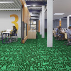 Ковролин Forbo Flotex Junior World 920005F Text Apple