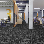 Ковролин Forbo Flotex Junior World 920008F Text Charcoal