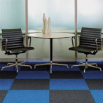 Ковровая плитка Betap Chromata Base 81 синего цвета