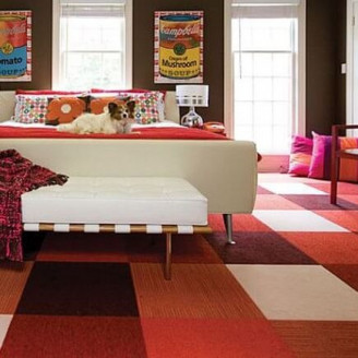 Ковровая плитка Betap Larix 17 терракотовая