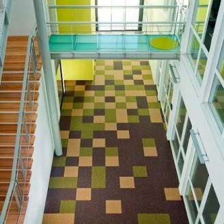 Ковровая плитка Betap Larix 42 оливкового цвета