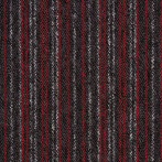 Ковровая плитка Betap Larix 7755 серо-красная в полоску