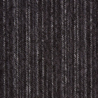 Ковровая плитка Betap Larix 7785 черно-серая в полоску