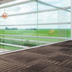 Ковровая плитка Betap Line 93 шоколадного цвета