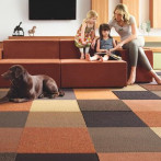 Ковровая плитка Betap Baltic 77 темно-коричневая