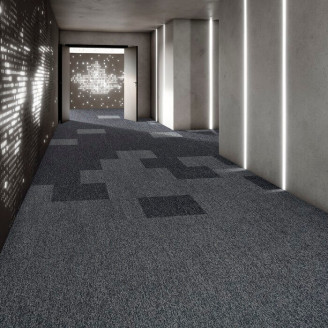 Ковровая плитка Betap Baltic 82 серо-синяя