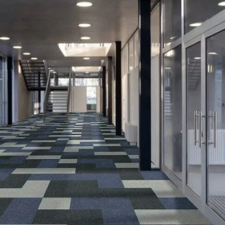 Ковровая плитка Betap Vienna 84 синяя сталь